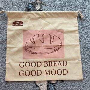 Bread Bag with Pink Design Not used